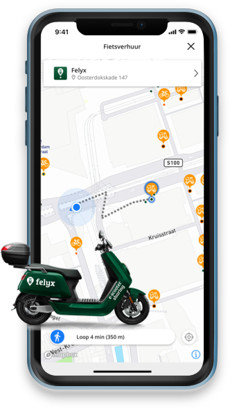 Gaiyo - combineer de trein met een deelscooter