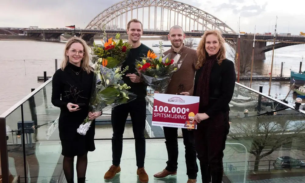 100k auto's uit de spits in Nijmegen