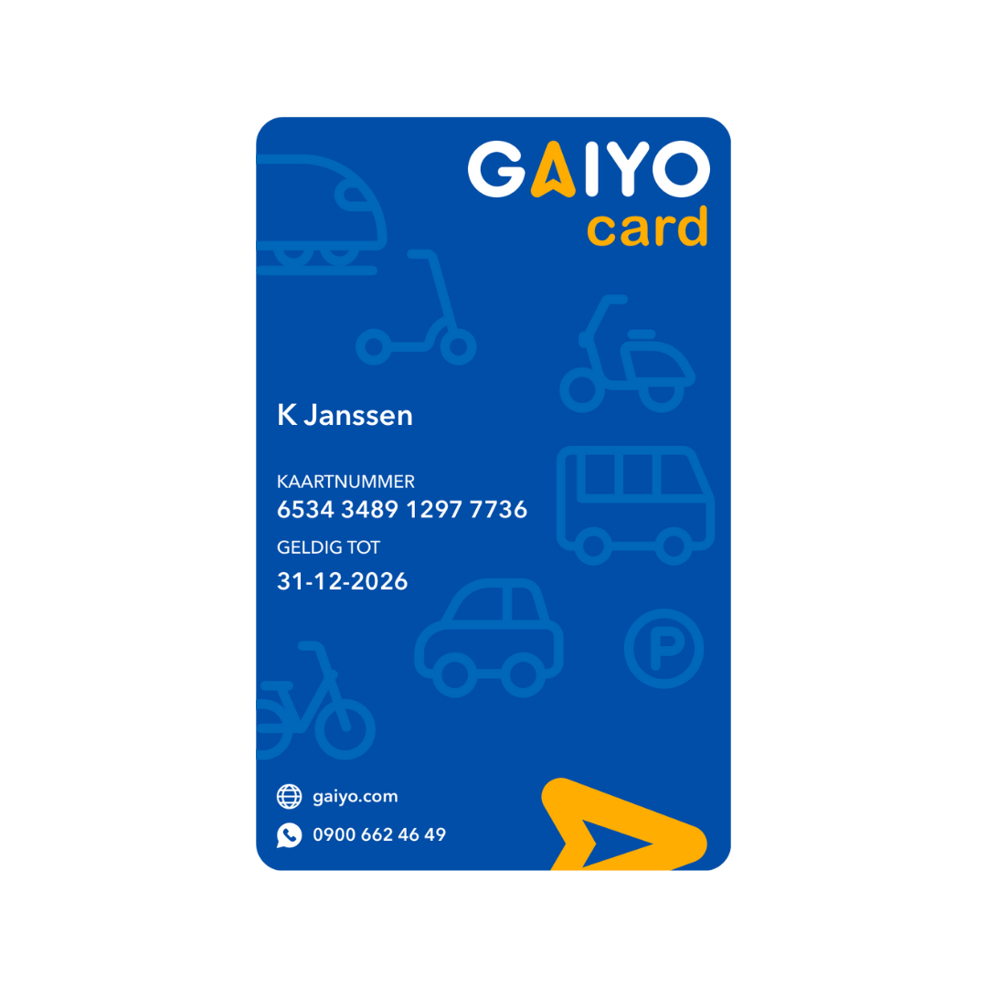 Gaiyo Card website visual