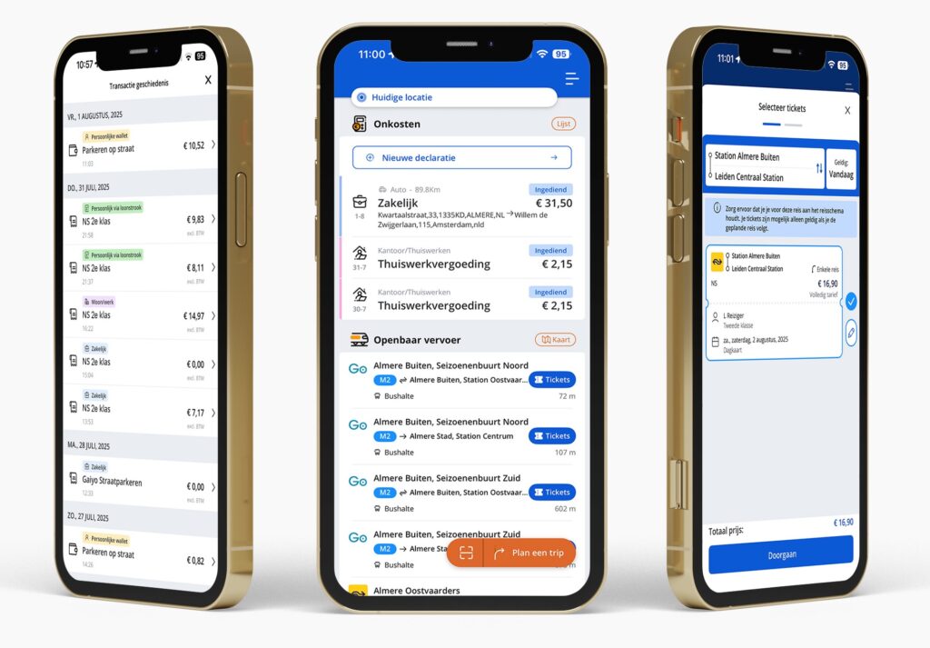 Mobiliteitsapp voor mobiliteitskaart